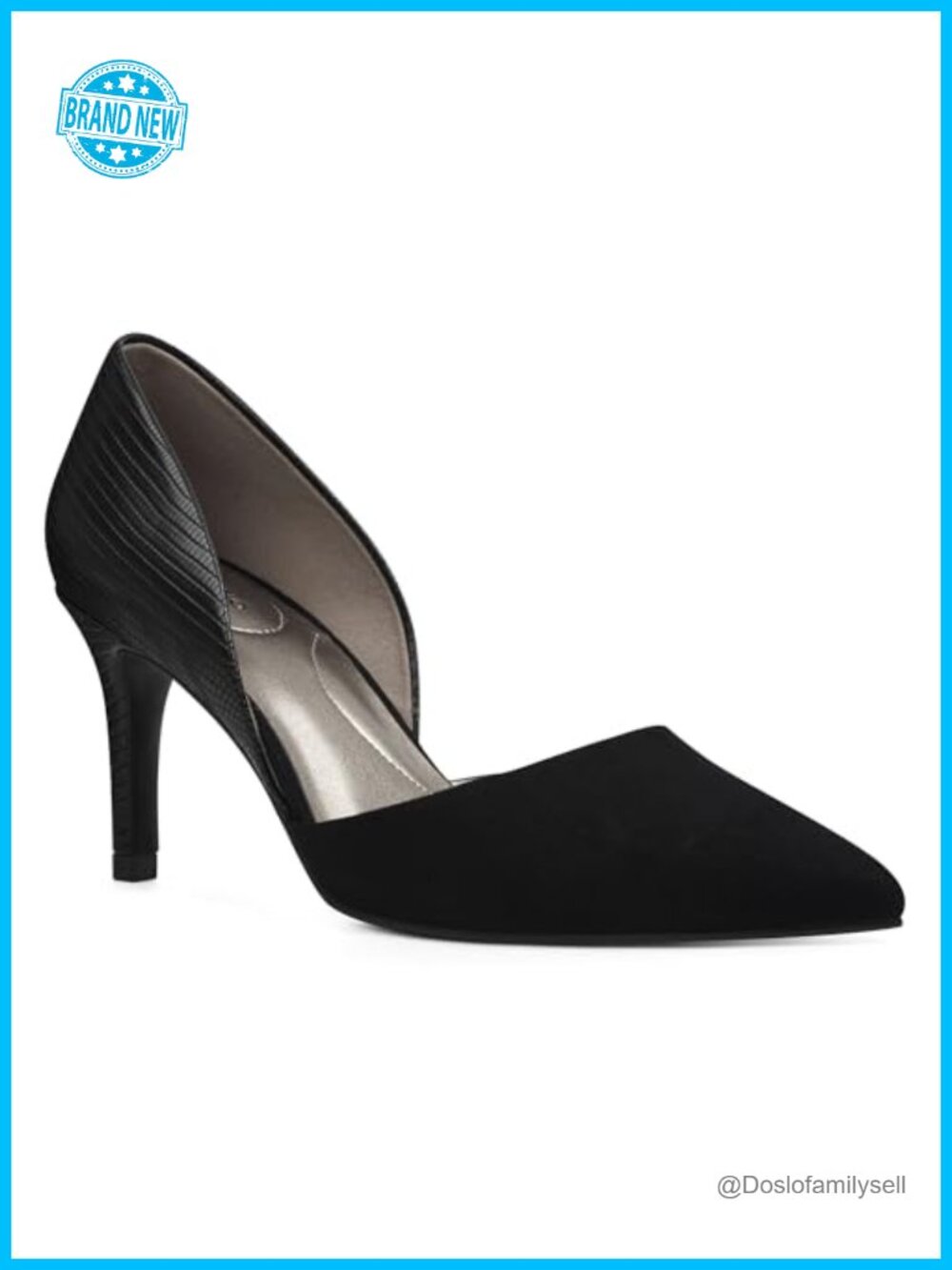 Women's Pointed Toe Slingback Pump Flexible Sole Business Casual Work Shoe